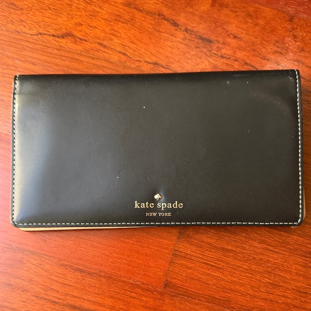 Kate Spade Black Leather Wallet